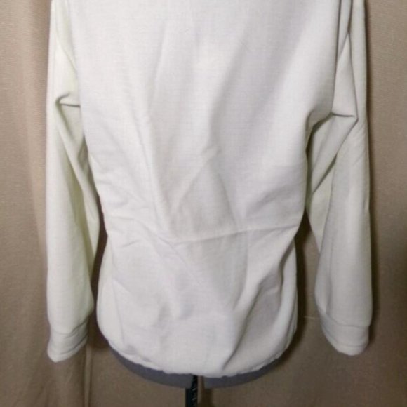 Lightweight 1/2 snap up Henley Top M Minty yellow Crew neck long sleeve Blouse - Picture 9 of 11